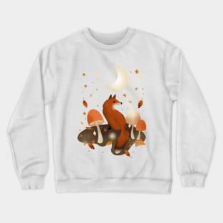 Foxes in Fall Crewneck Sweatshirt